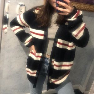 Striped Cardigan